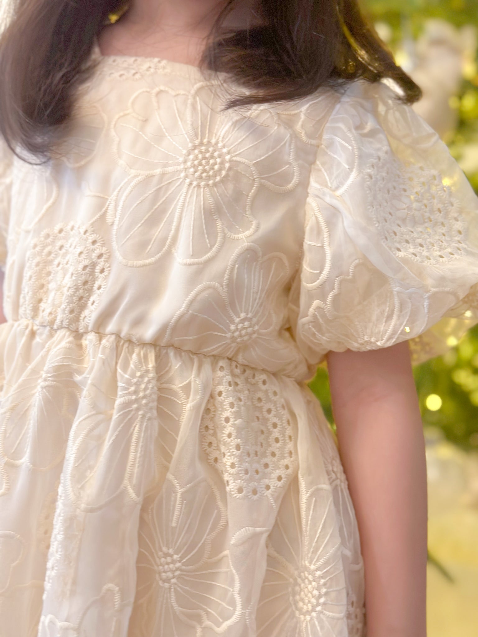 Celine Floral Eyelet Dress