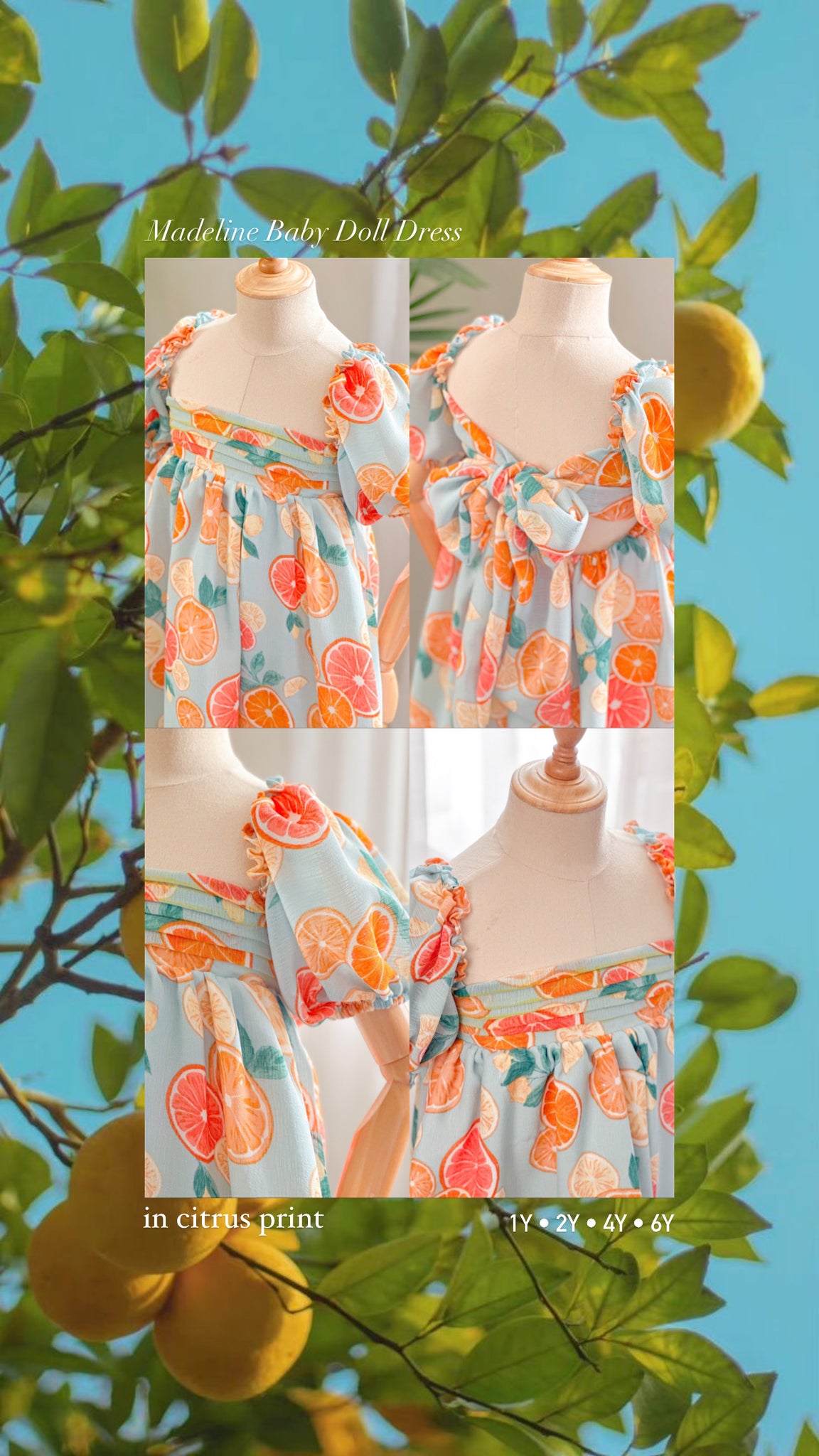 Madeline Baby Doll Dress | Citrus