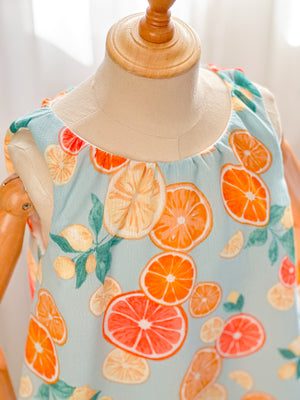 Simone Balloon Dress | Citrus
