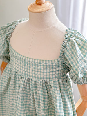 Madeline Baby Doll Dress | Gingham