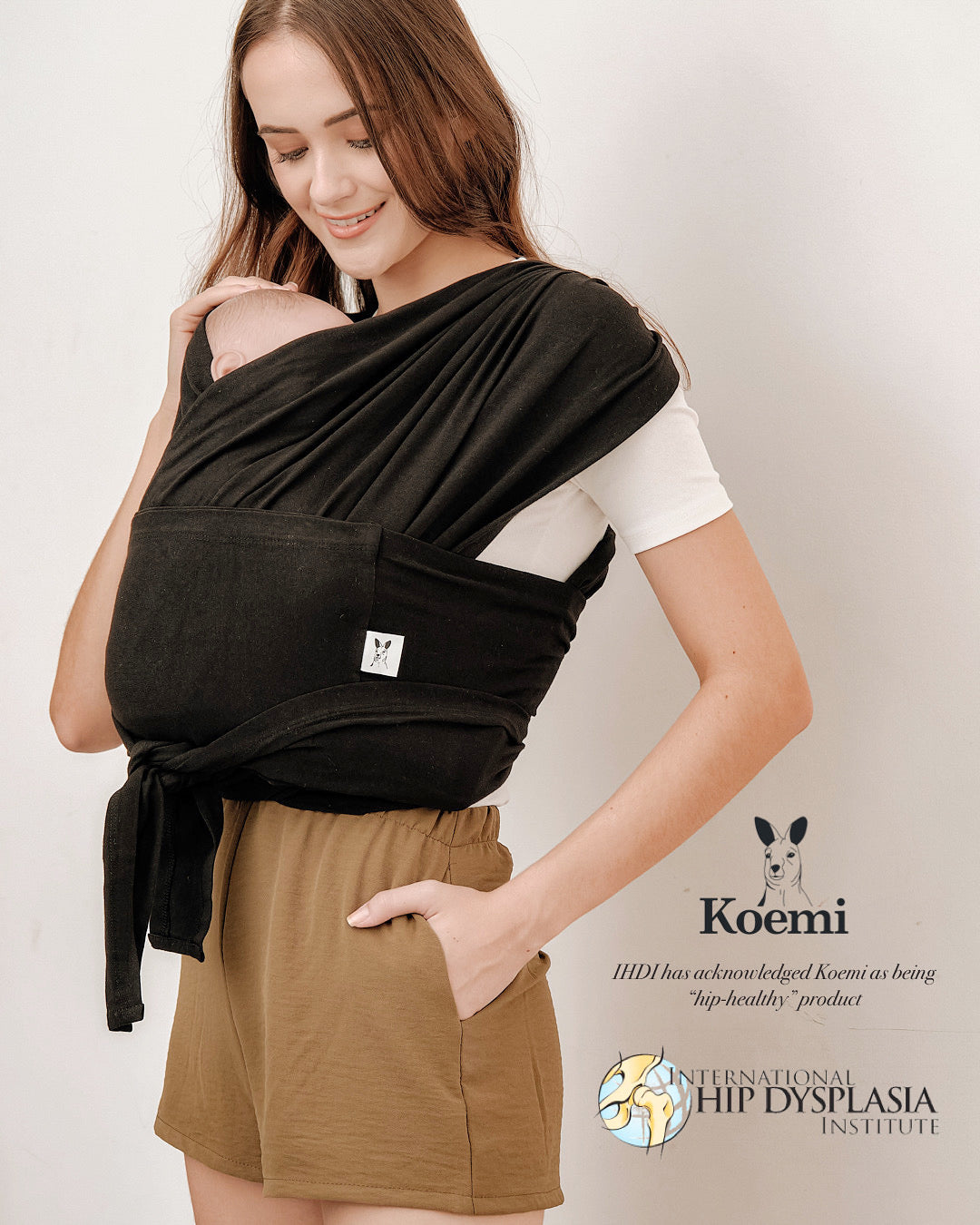 Koemi Stretchy Sling (0-12M) Seashell