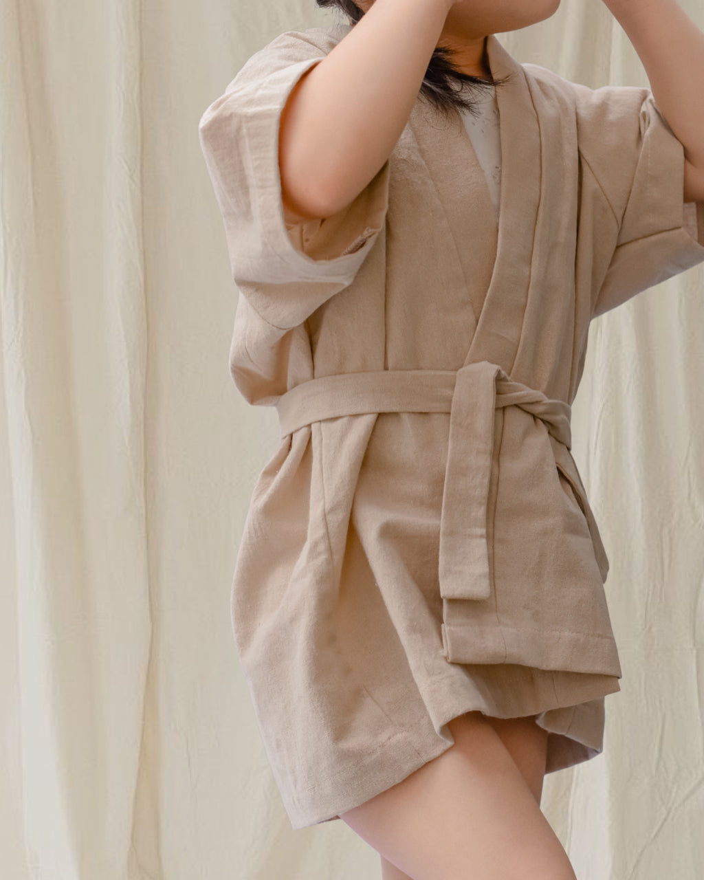 Celeste Linen Robe