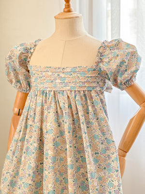 Madeline Puff Sleeve Baby Doll Dress | Periwinkle
